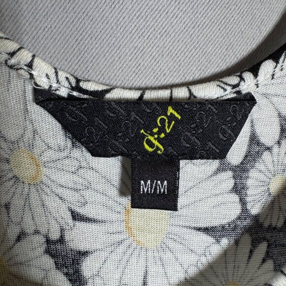 Daisy Floral g21 Tank Top, Womens Size Medium - Picture 3 of 4